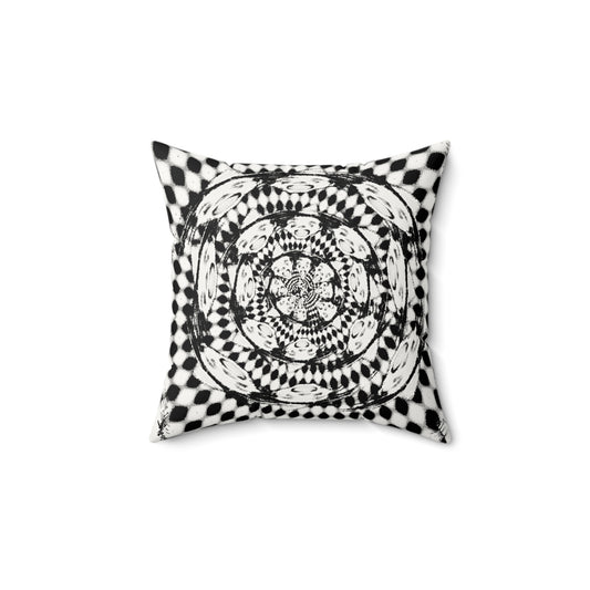 Acid B&W Pillow