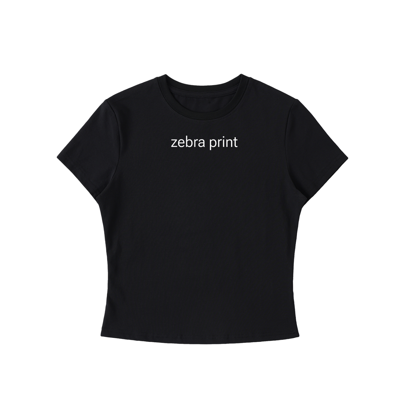 Zebra Print Body Con Tee