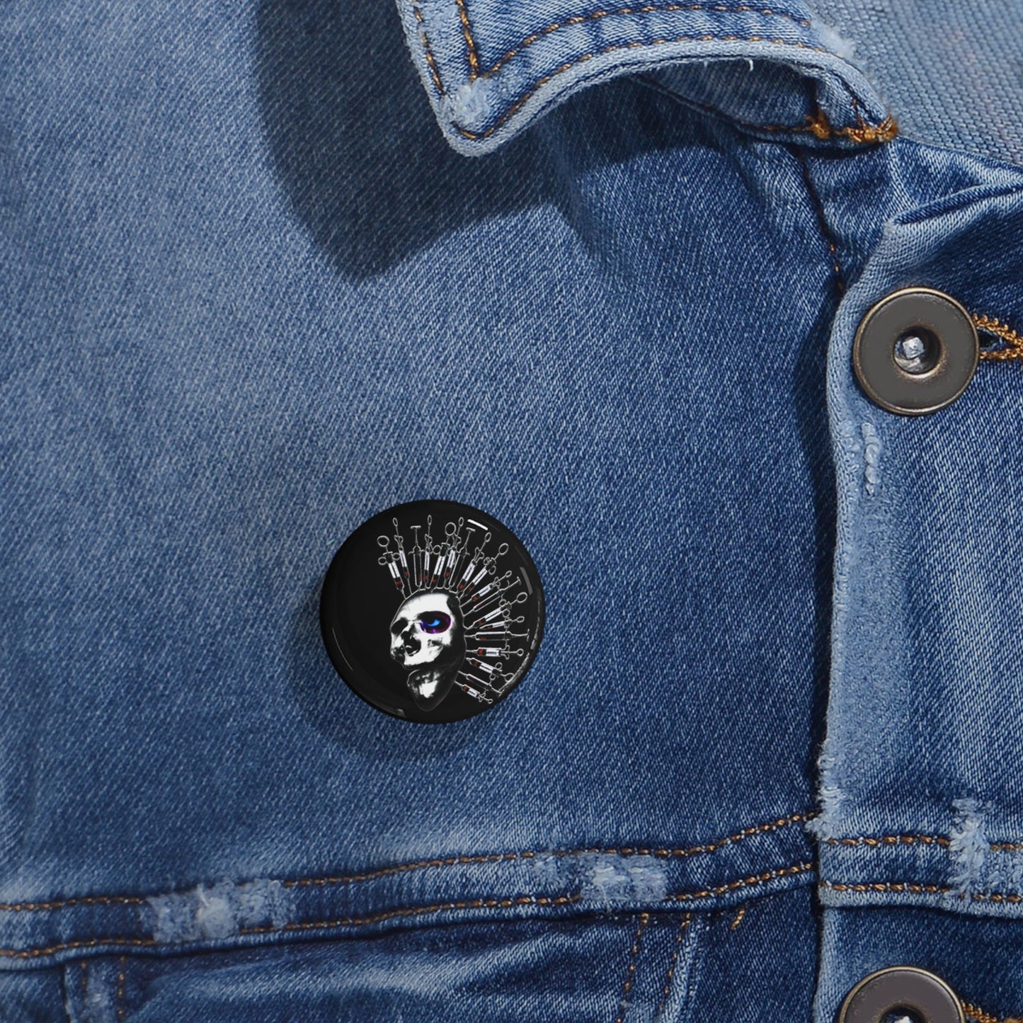 Syringe Punk Pin