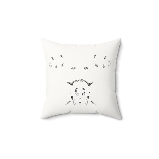 Metal Face Pillow