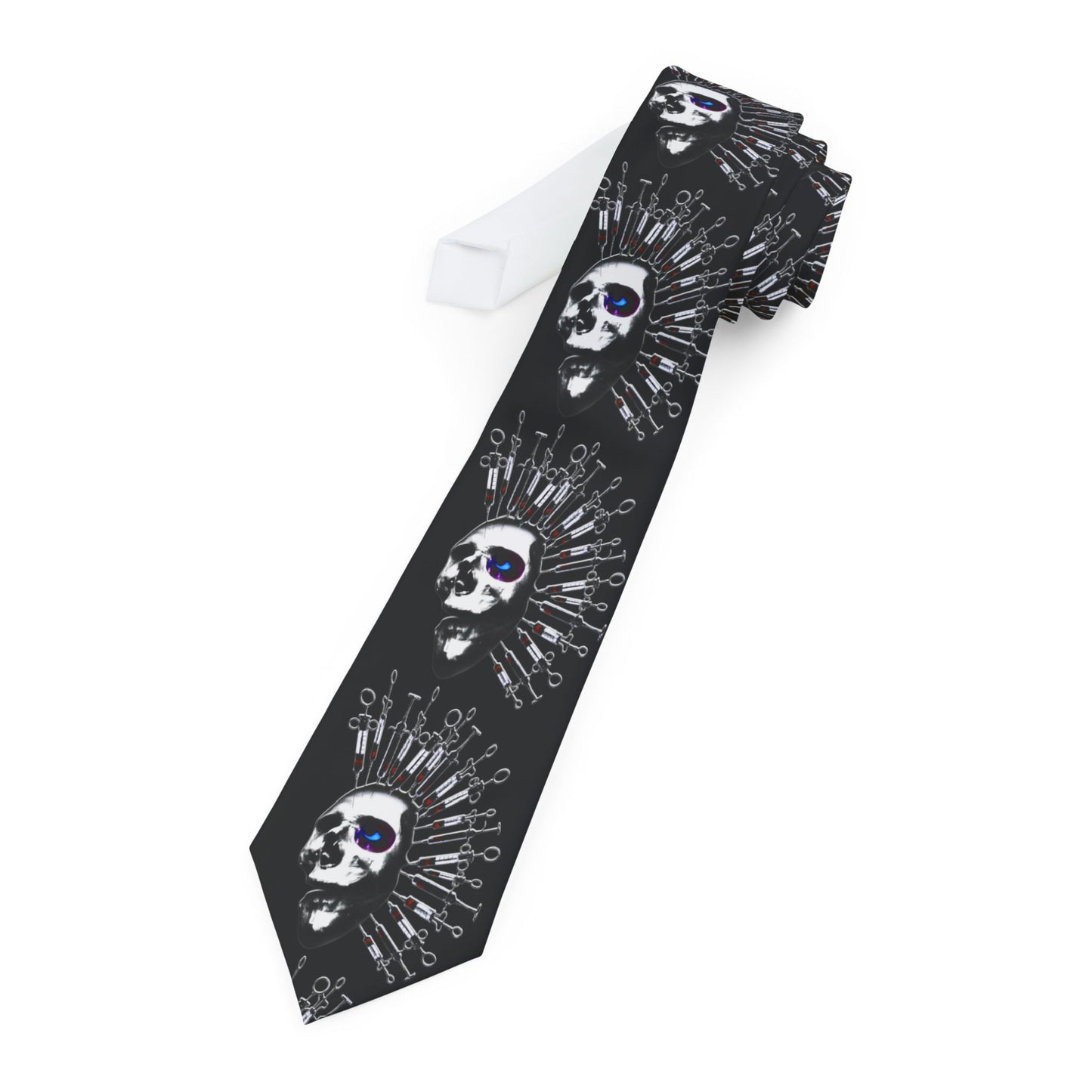 Syringe Punk Necktie