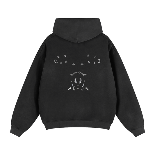 Double Zip Metal Face Jacket