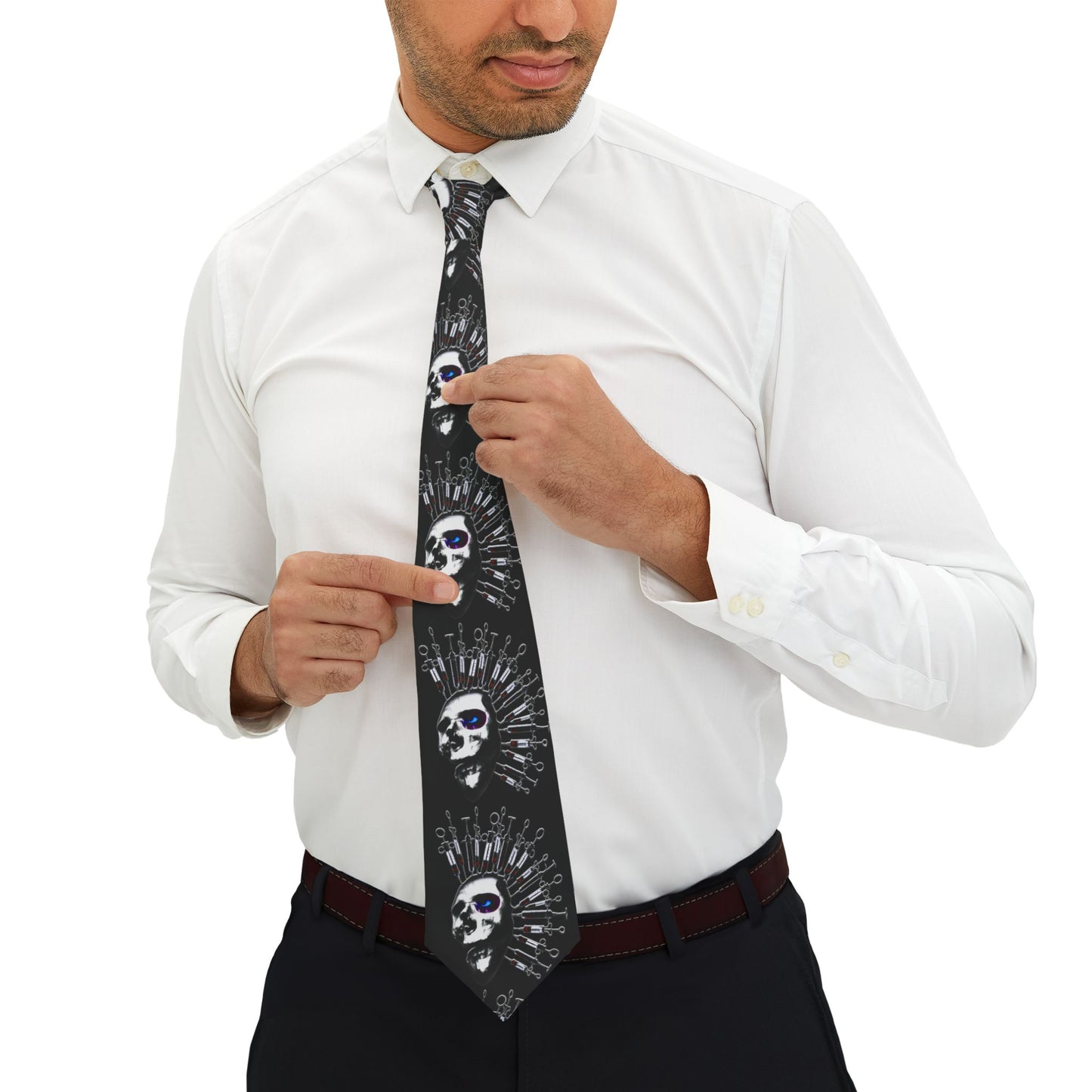 Syringe Punk Necktie