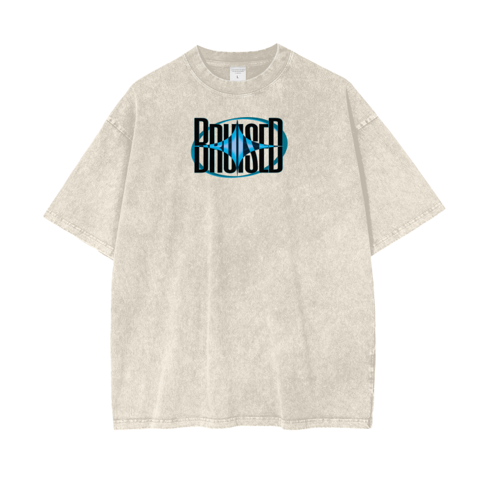 Bloosy Acid Wash Oversize T-Shirt
