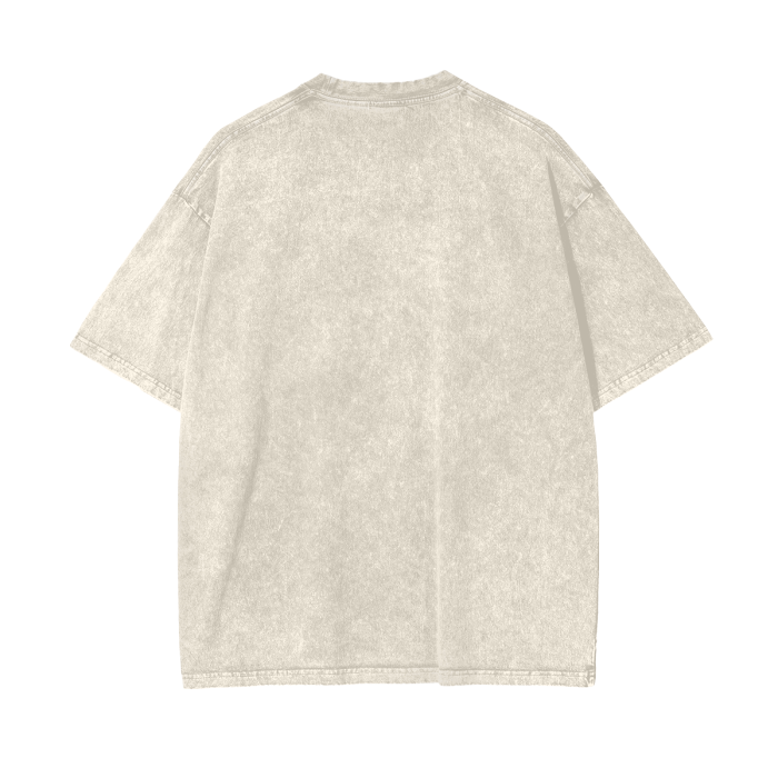 Bruised Heart Acid Wash Oversize T-Shirt