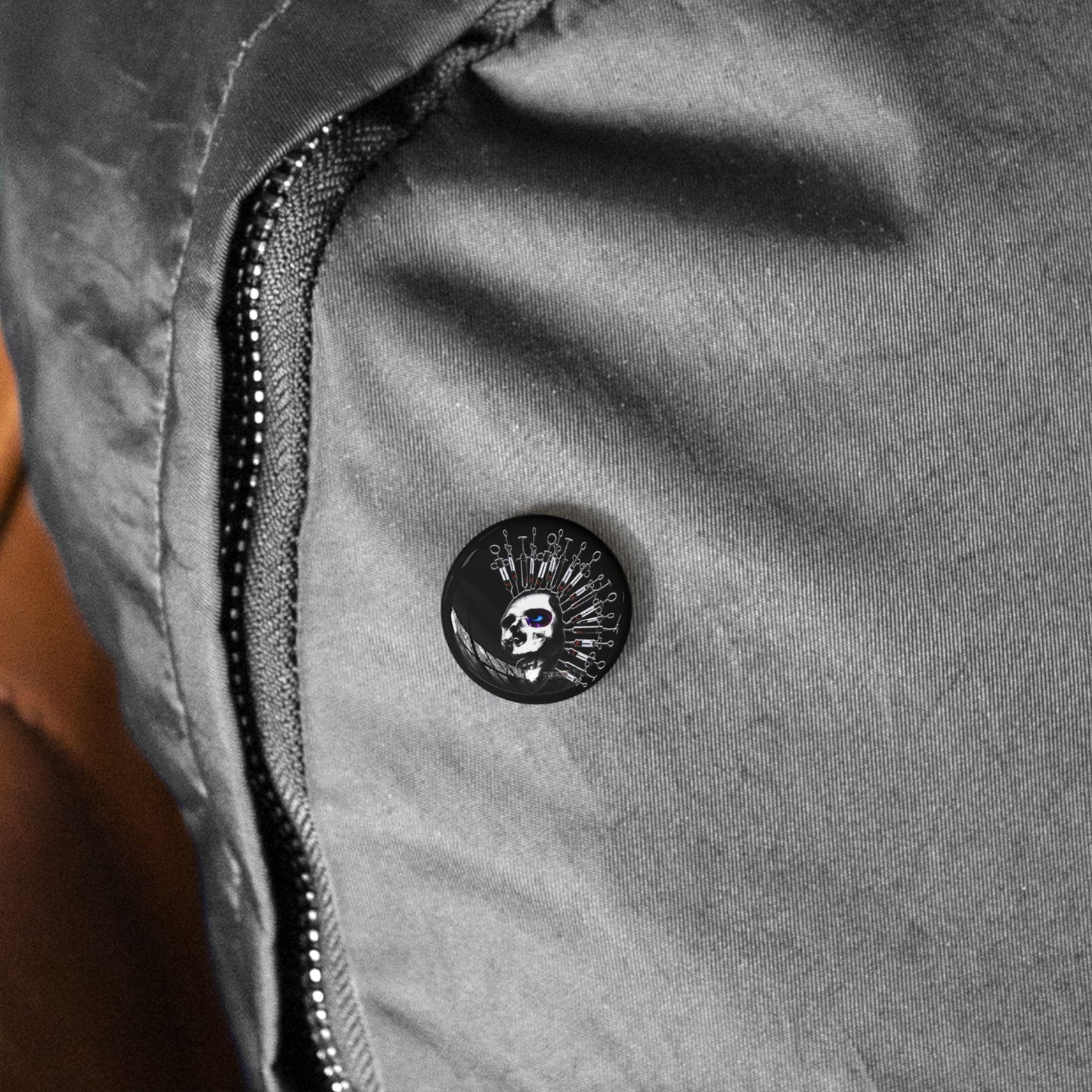 Syringe Punk Pin