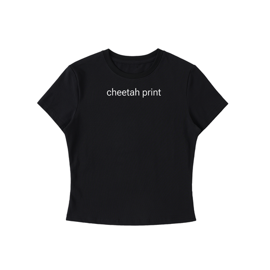 Cheetah Print Body Con Tee