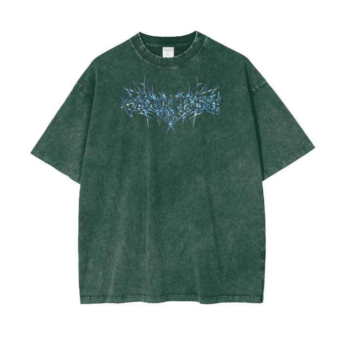 CLUSSY Acid Wash Oversize T-Shirt