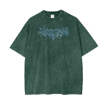 CLUSSY Acid Wash Oversize T-Shirt