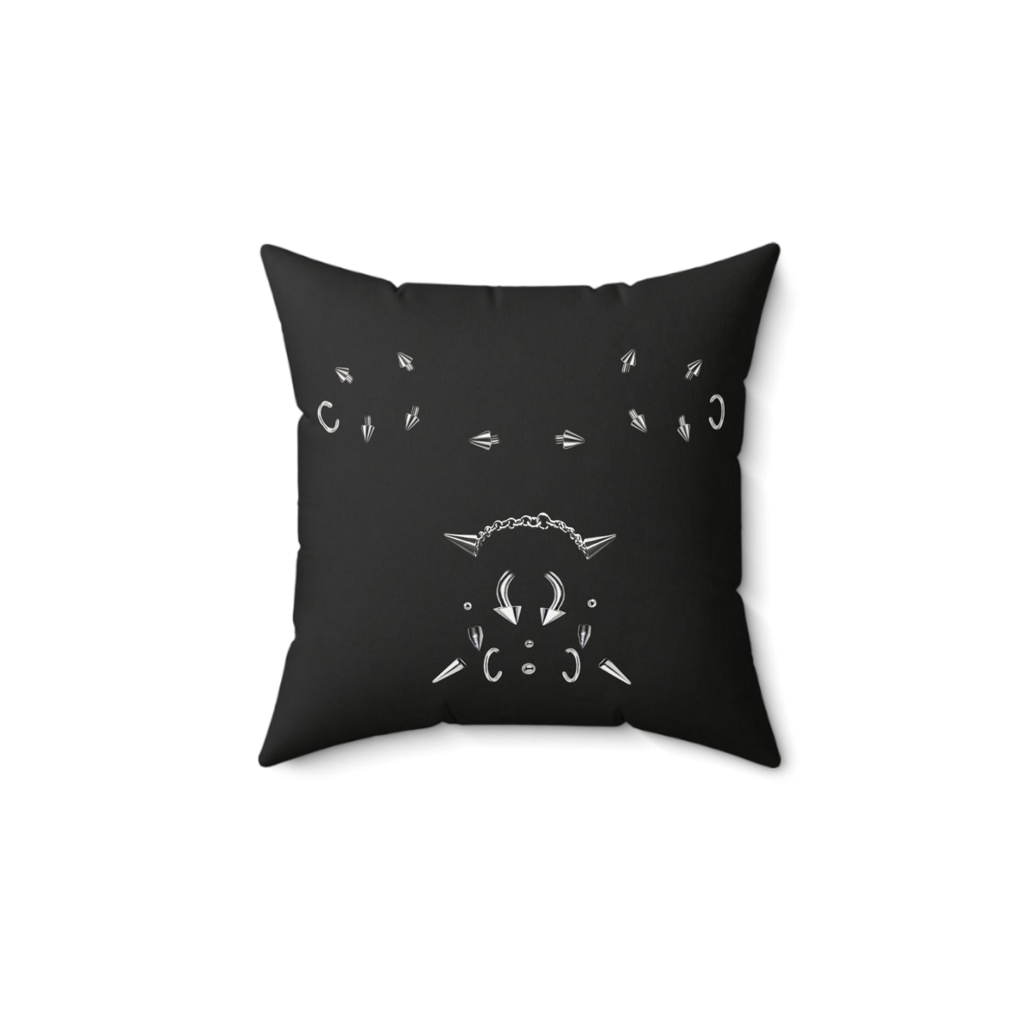 Metal Face Pillow