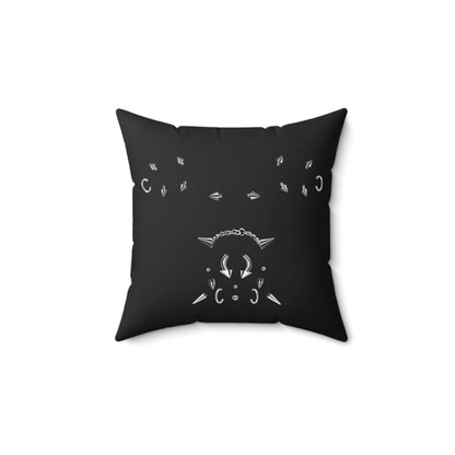 Metal Face Pillow