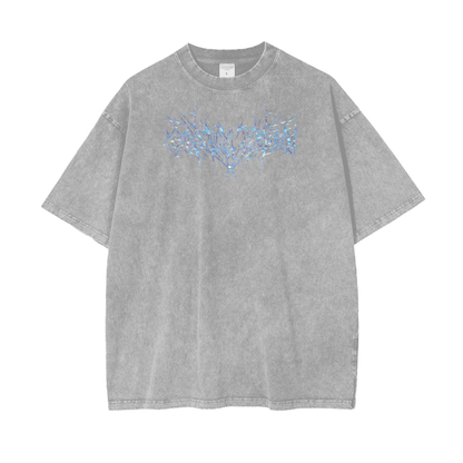 CLUSSY Acid Wash Oversize T-Shirt