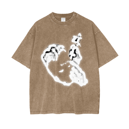 Enchantment Acid Wash Oversize T-Shirt