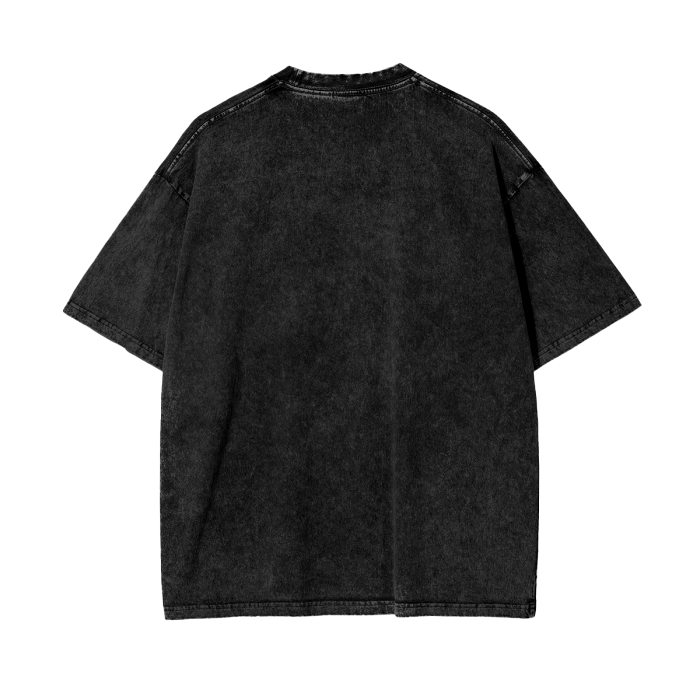 Bruised Acid Wash Oversize T-Shirt