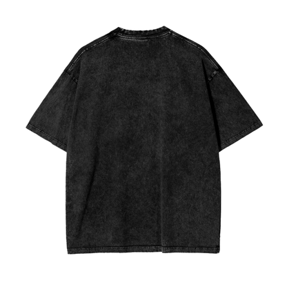 Bruised Acid Wash Oversize T-Shirt