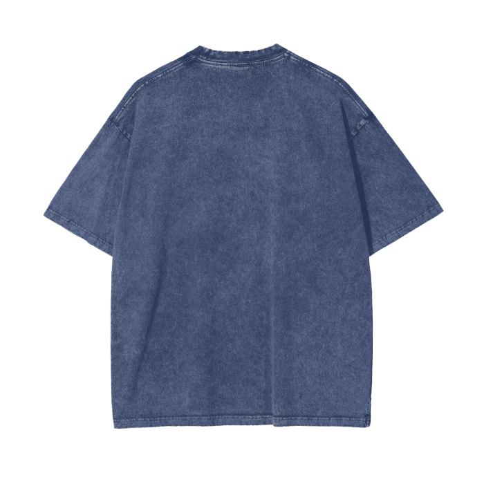 Bruised Heart Acid Wash Oversize T-Shirt