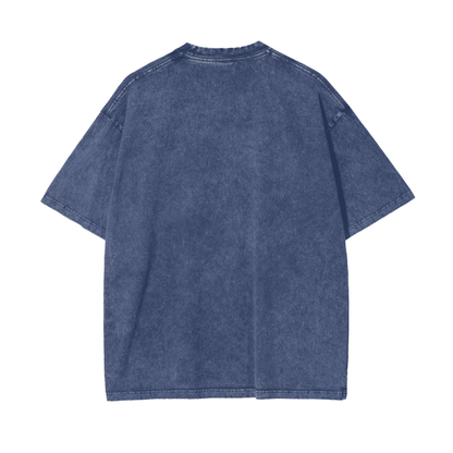 Bruised Heart Acid Wash Oversize T-Shirt