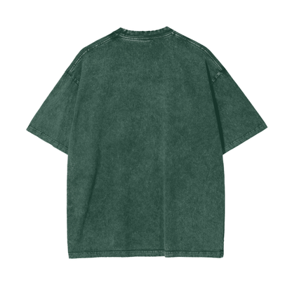Bruised Heart Acid Wash Oversize T-Shirt